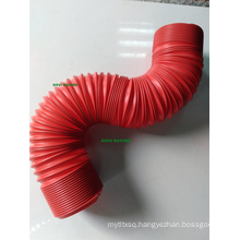 Red 3in Flexible Pipe Universal for Auto Air Intake Pipe Filter